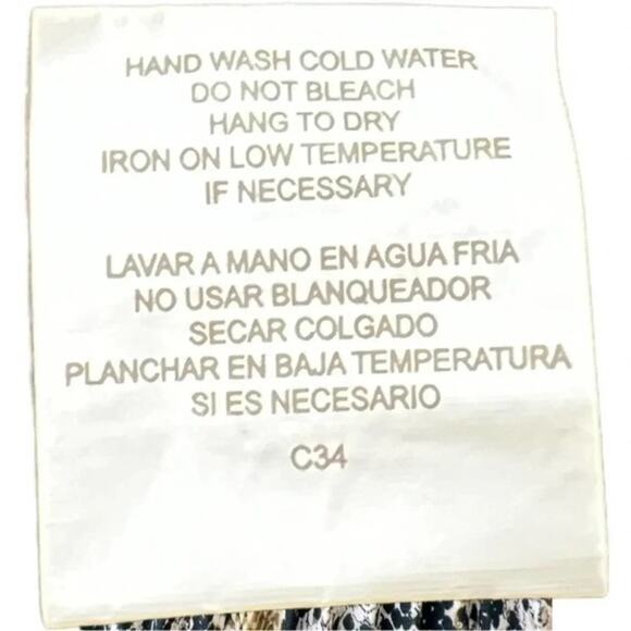 Love & Piece Maxi Pleated Skirt Snake Print Size L - Picture 5 of 6